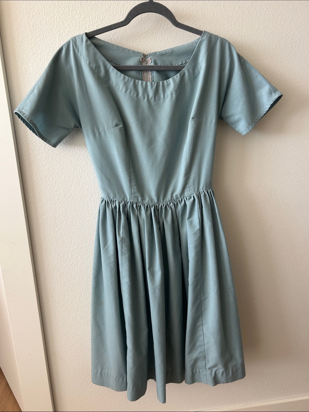 Handmade vintage blue dress